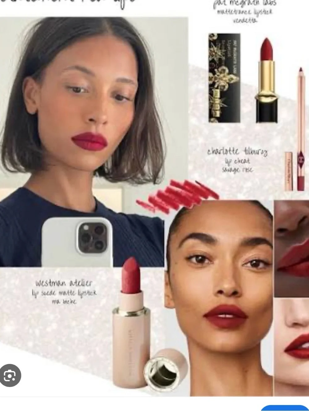 Pat McGrath Matte Lipstick — Rich Berry Red
